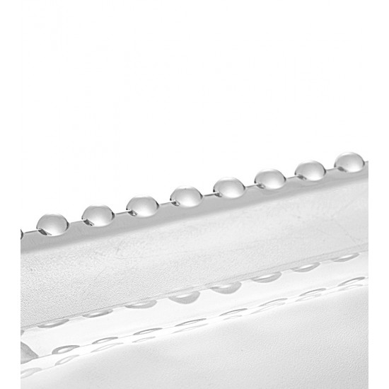 Travessa Oval 29,5cm Por 14,5cm Pearl Em Cristal Ecológico Wolff